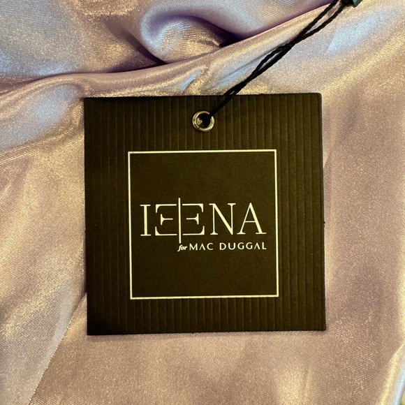 NWT IEENA for Mac Duggal Dress Floral Lavender Size 12 - Picture 8 of 12